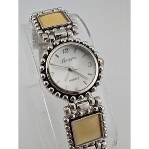 Lexington Watch Women 23mm Case Yellow Stone Link 6.75" Band- New Battery